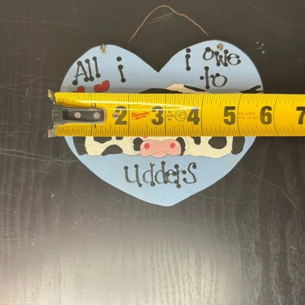 1996 Heart Cow Wall Decor‎ 
